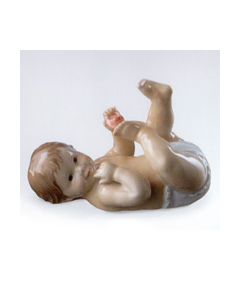 Neonata con ciuccio Statuina