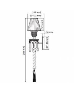 Applique - Lampada da parete Torch