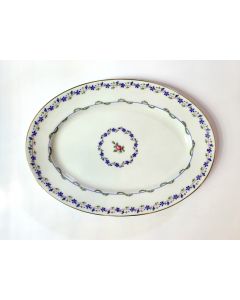 Piatto a servire ovale 36 cm Mentone Vieux Sevres