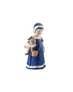 Elsa con orsetto mini Statuina