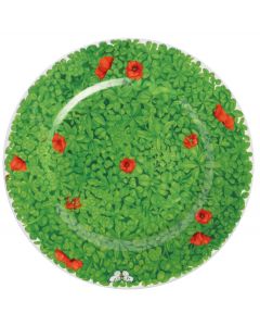 Rotondo Segnaposto Prati rossi
