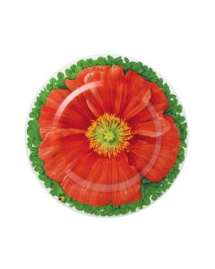 Piatto Frutta Prati rosso