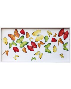 Capione Vassoio rettangolare Farfalle