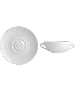 Tazza brodo con piatto Louvre