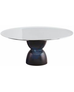 Alzatina blu Madame inox