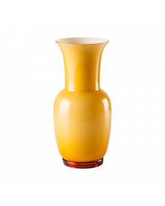 Vaso Opalino ambra lattimo 36cm