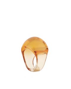 Anello Cabochon ambra