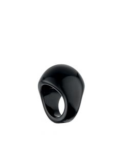 Anello Cabochon nero