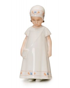 Elsa con vestito bianco Statuina