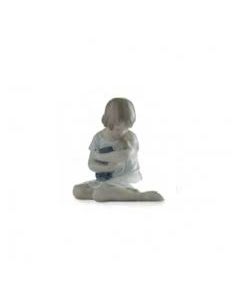 Bimba con bambola mini Statuina