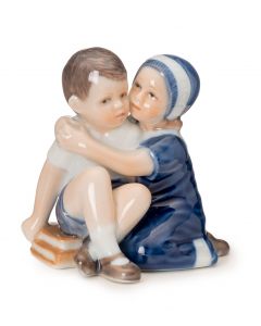 Elsa con fratellino mini Statuina