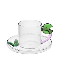Tazza caffè foglia