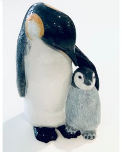 Pinguino con cucciolo