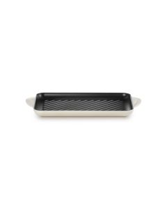 Grill rettangolare bianco meringa 32 cm