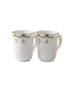 Set 2 Tazze Mug Star Fluted