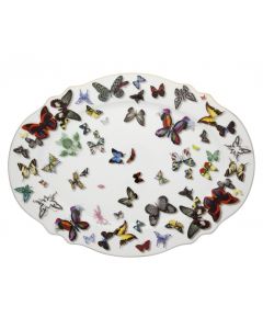 Piatto ovale Farfalle 40x30