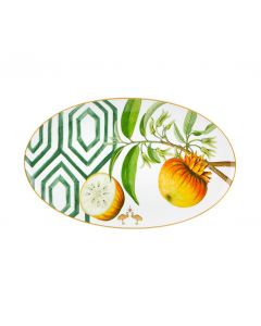 Piatto ovale Amazonia 39x24 cm