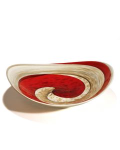 Piatto piega 40 cm rossa