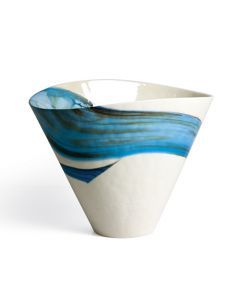 Vaso cartoccio azzurro