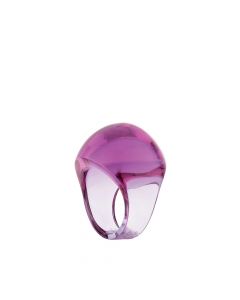 Anello Cabochon fucsia/parme