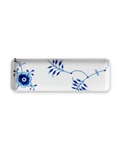 Piatto rettangolare Blu Fluted Mega