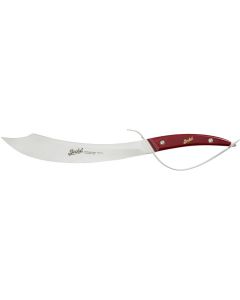 Sabre a champagne Elegance acciaio con manico rosso