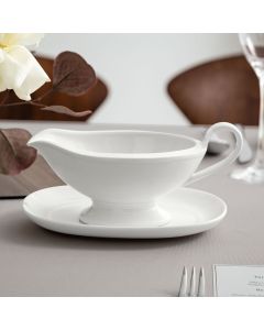 Salsera con piattino White