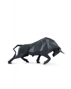 Toro nero Scultura