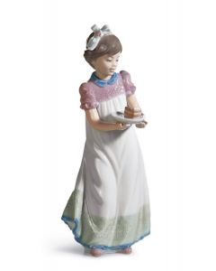 Figurina Damina con torta