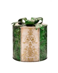 Decorazione pacco dono verde