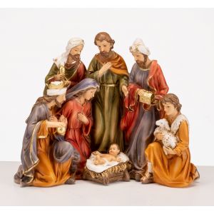 Natività con Re Magi e pastore