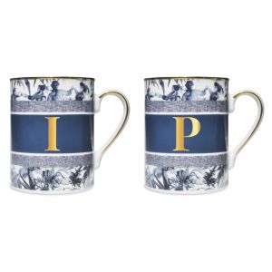 Set 2 Mug lettere I e P