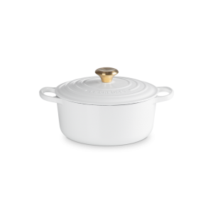 Cocotte bianca 24 cm rotonda