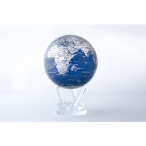 Globo Blue and Silver 12 cm