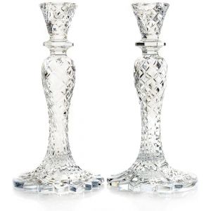 Set 2 Candelieri taglio diamante