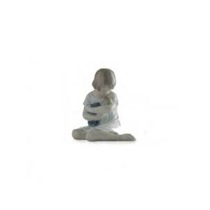 Bimba con bambola mini Statuina