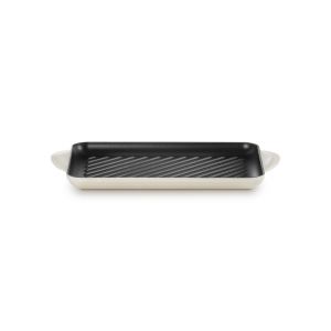 Grill rettangolare bianco meringa 32 cm