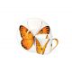Tazza caffè farfalla arancio