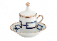 Tazza caffè Catene Zaffiro con coperchio