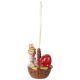 Uovo Bunny rosa ornamento con cestino Anna