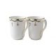 Set 2 Tazze Mug Star Fluted