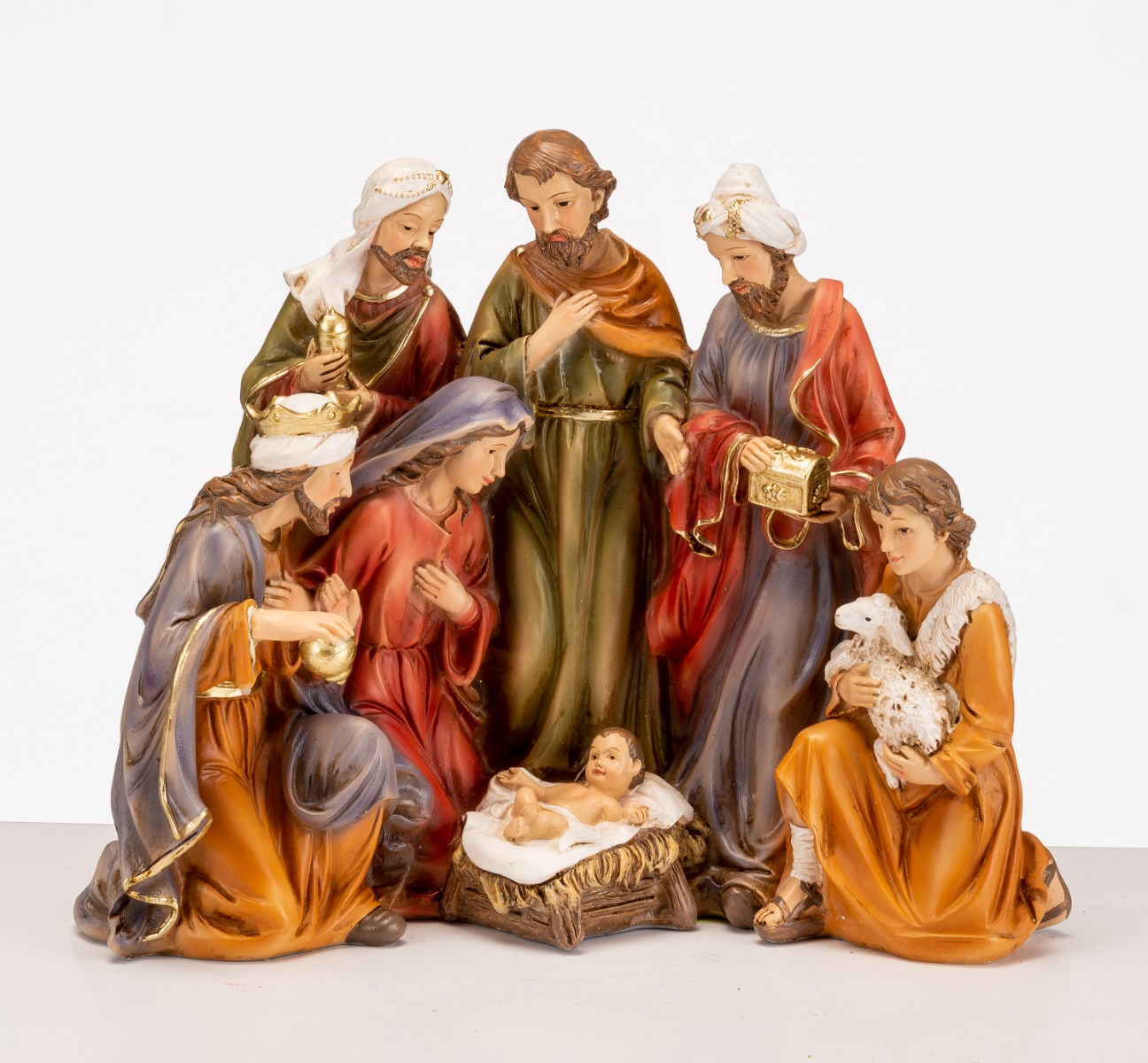 115 Natività con Re Magi e pastore - immagine 1