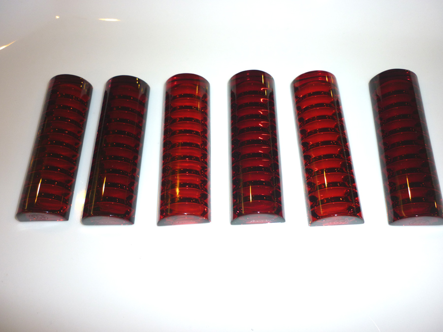1363193298_appoggiac_rossi_vega_bacc Set 6 poggia coltelli Vega rosso - immagine 1