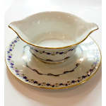 Salsiera con piatto Mentone Vieux Sevres
