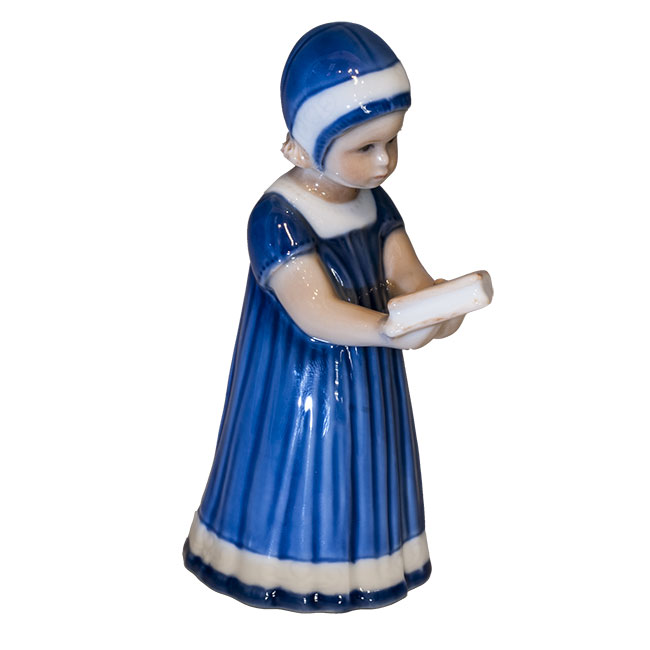 1486833087_elel Elsa con libro mini Statuina - immagine 1