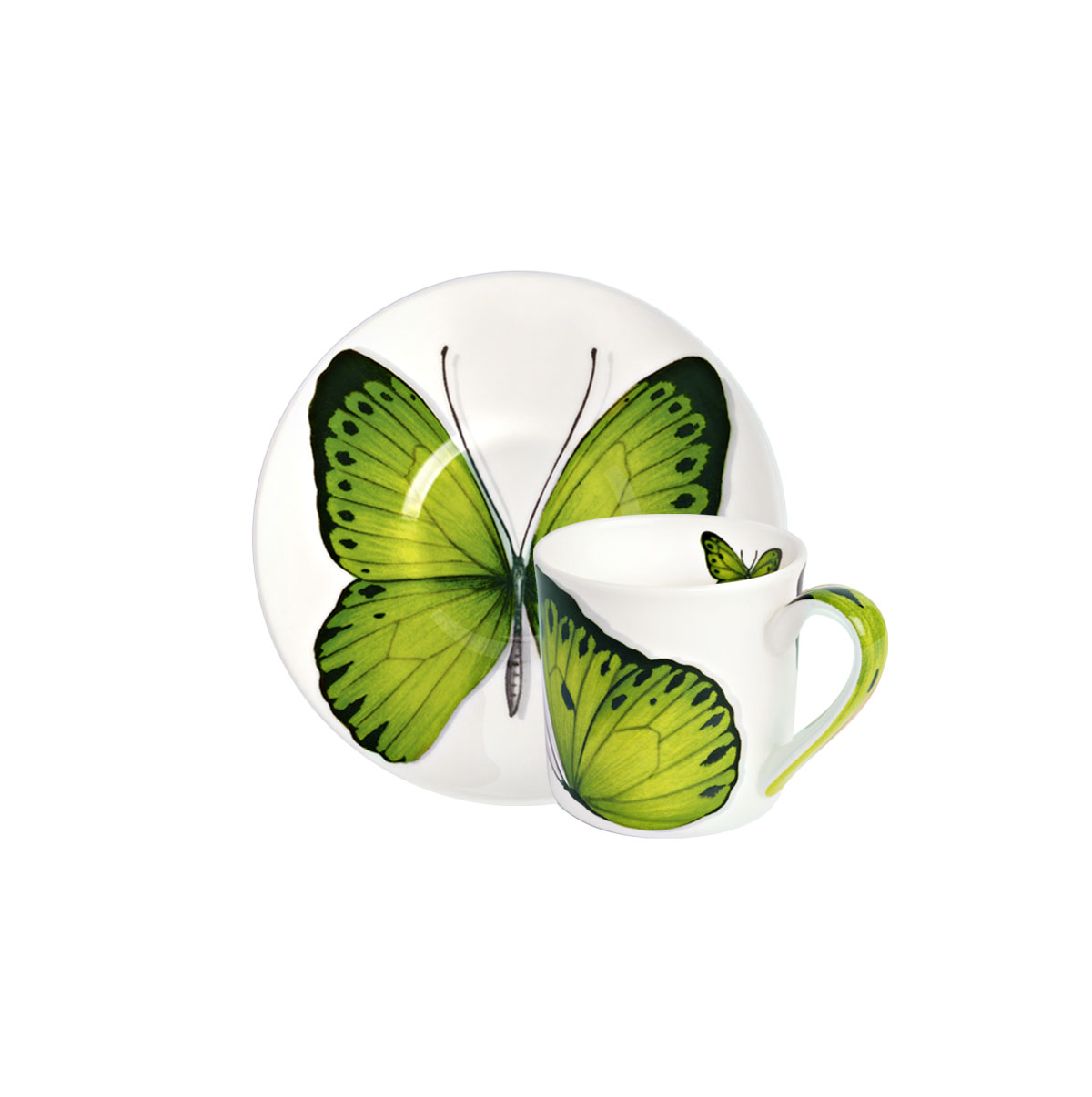 1510769941_fv Tazza caffè farfalla verde - immagine 1