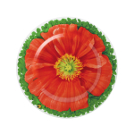 Piatto Frutta Prati rosso