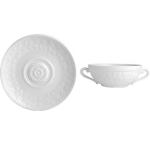 Tazza brodo con piatto Louvre