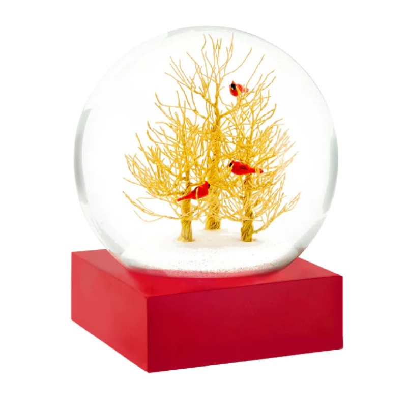 albero Alberi dorati Snowglobes - immagine 1