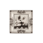 Svuotatasche quadro  24 cm Oriente Italiano Albus